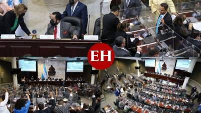 Tras haberse solucionado la crisis, las bancadas de los partidos políticos regresaron este martes al Hemiciclo Legislativo para sesionar.
