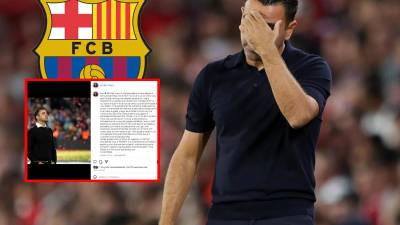 Xavi Hernández fue destituido del Barcelona y el técnico publicó una emotiva carta de despedida.