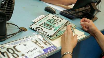 <b><span class=mln_uppercase_mln>Archivo.</span></b> Desde hace más de un año no hay placas particulares.