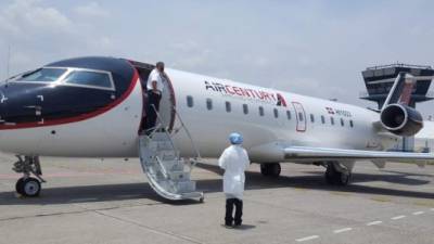 Los hondureños salieron del Aeropuerto Las Américas de Santo Domingo y llegaron a la ciudad de San Pedro Sula.