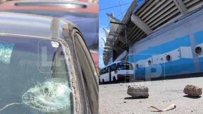 La Liga Nacional vivió un terrible episodio antes del clásico entre Motagua vs Olimpia: así quedaron los alrededores del Estadio Nacional a un día de los disturbios.