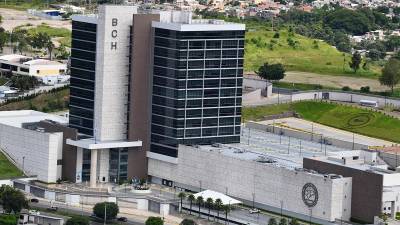 Edificio del Banco Central de Honduras en Tegucigalpa.