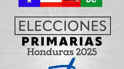 Arte gráfico de las fuerzas políticas a proceso de elecciones primarias en Honduras.