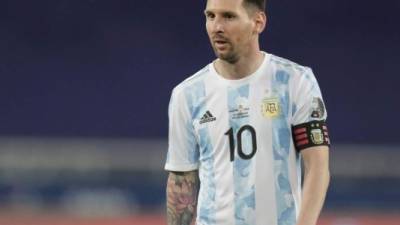 Lionel Messi lamentó el empate de Argentina ante Chile. Foto EFE.