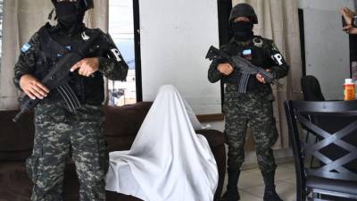 La policía militar coordinó la operación de rescate.