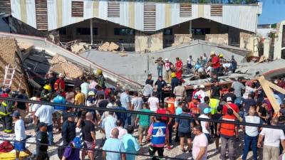 VIDEO: Se derrumba iglesia católica durante bautizo