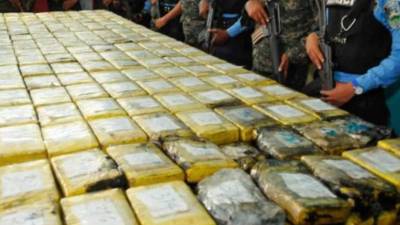 Fuerte decomiso de droga por parte de las autoridades.