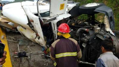 El Cuerpo de Bomberos trabajó en el rescate del cuerpo de José Luis Vaquero.