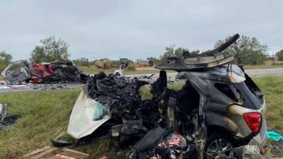 Aparentemente, el accidente entre los dos automóviles ocurrió a las 6:00 de la mañana de este miércoles 8 de noviembre.
