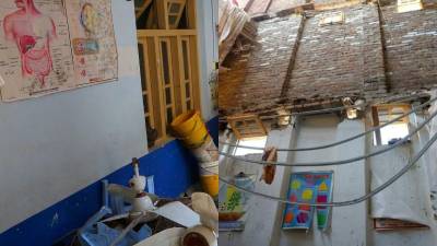Al menos 22 niños murieron y otros 25 resultaron heridos este jueves al derrumbarse el techo de una escuela privada.