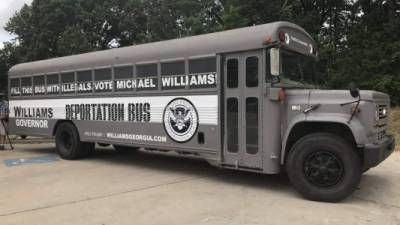 Michael Williams hace campaña contra los inmigrantes prometiendo deportar a los indocumentados de Georgia./Foto Twitter.