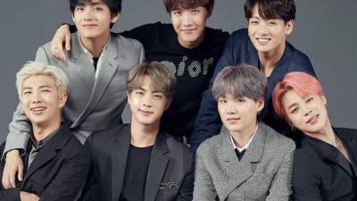 La agrupación de K-Pop BTS.