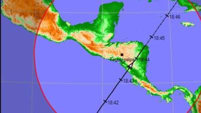 Gráfico compartido por el astrónomo Víctor Ortega en sus redes sociales.