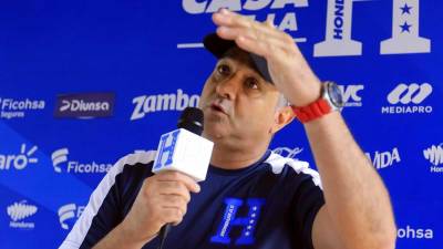 Diego Vázquez compareció en rueda de prensa para hablar de la actualidad de la Selección de Honduras.