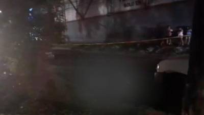 El cuerpo de la víctima quedó a inmediaciones de la avenida Junior en san Pedro Sula.