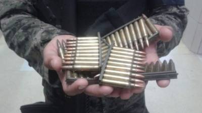 Municiones en proyectiles fusiles R-15 y M-16.