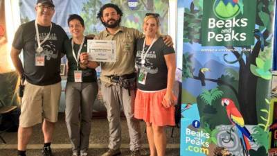 El stand de Honduras fue el mejor de la feria internacional de aviturismo.