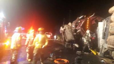 Los Bomberos acudieron al lugar del accidente.