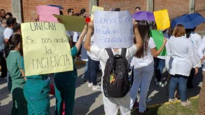 Luego del plantón, los alumnos irán a la Unah-vs para realizar asambleas informativas con los alumnos de la máxima casa de estudios.