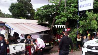 El accidente ocurrió frente a una pulpería.