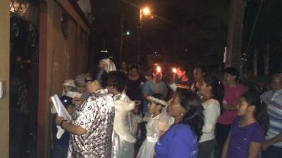 La comunidad San Pablo realiza las posadas.