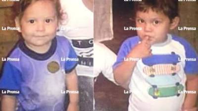 Joshua (2 años) y Adrián Posas (4 años).