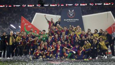 El Barcelona se embolsó un millonario premio tras ganar el trofeo de la Supercopa de España contra el Real Madrid en Arabia Saudita. La euforia azulgrana en imágenes.