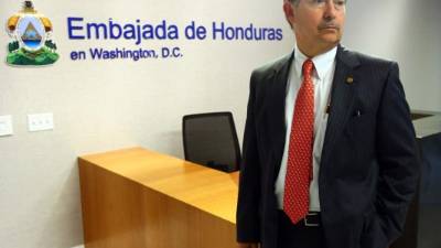 Jorge Alberto Milla Reyes es el embajador de Honduras acreditado en Estados Unidos desde 2014.