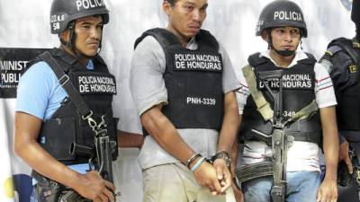 Edgardo Reynieri Maradiaga Muñoz fue capturado ayer en Choluteca.