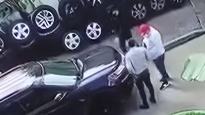 VIDEO: Momento en que disparan a un hombre en San Pedro Sula