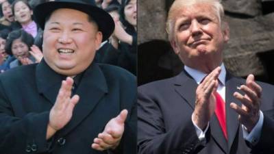 El líder norcoreano Kim Jong-un y el estadounidense Donald Trump.