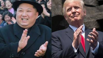 El líder norcoreano Kim Jong-un y el estadounidense Donald Trump.
