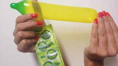 Los condones de la bebida brasileña Caipiriña.