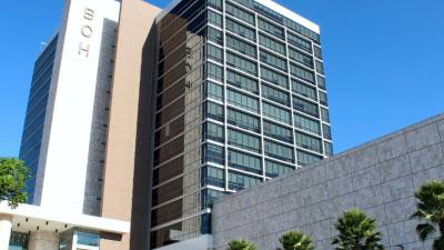 Vista de las instalaciones del Banco Central de Honduras.