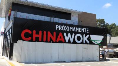El primer restaurante de China Wok ya se encuentra en construcción.