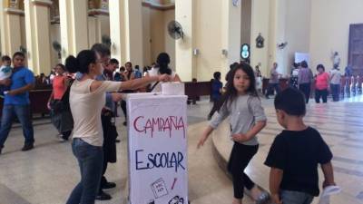 En la catedral hay una alcancía para colaborar.