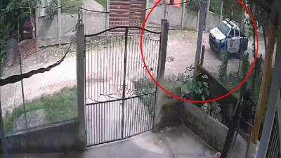 Captura de pantalla del incidente en Santa Bárbara.