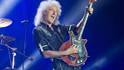 El reconocido guitarrista de Queen, Brian May.