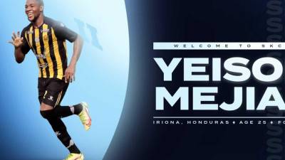 El hondureño Yeison Mejía fue confirmado como nuevo fichaje del Sporting Kansas City de la MLS.