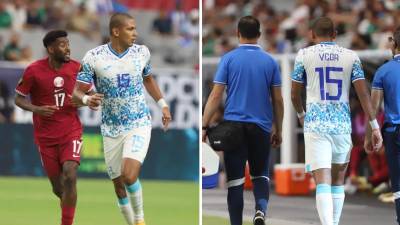 Luis Vega pidió el cambio tras sentirse con molestias en su pierna derecha.