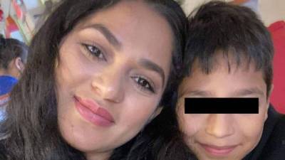 Sonia Guzmán y su hijo Daniel Guzmán.