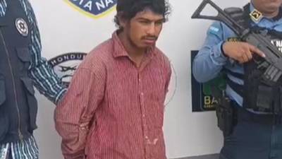 Darlan Chacón Hernández fue presentado por la Policía.