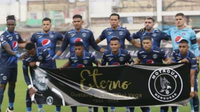 El 11 titular del Motagua que enfrentó al Olimpia el pasado 21 de abril.