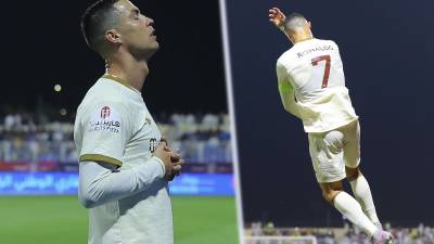 Cristiano Ronaldo anotó dos goles para la victoria del Al Nassr FC sobre el Al-Adalah.