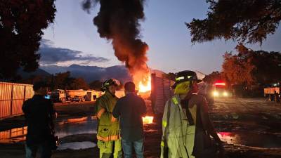 El suceso ocurrió el jueves en un plantel de equipo pesado en el sector de El Zapotal, zona norte de Honduras.