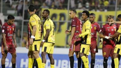 Génesis y Real España empataron 1-1 en el partido de ida del repechaje del Torneo Apertura 2024.