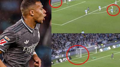 Kylian Mbappé firmó un gran golazo con el Real Madrid contra el Celta de Vigo.