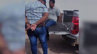 Momentos de la captura de José Manuel Soto Irías y Yaison Yusde Becam.