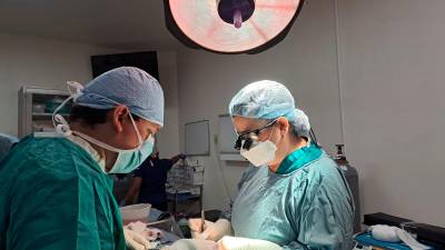 <b><span class=mln_uppercase_mln>LABOR.</span></b> La fundación Ruth Paz ha cambiado vidas con la labor médica a través de las brigadas.