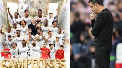 El Real Madrid se coronó campeón de la Liga Española este sábado tras la derrota del Barcelona ante el Girona. Así reaccionaron tras su nuevo título.